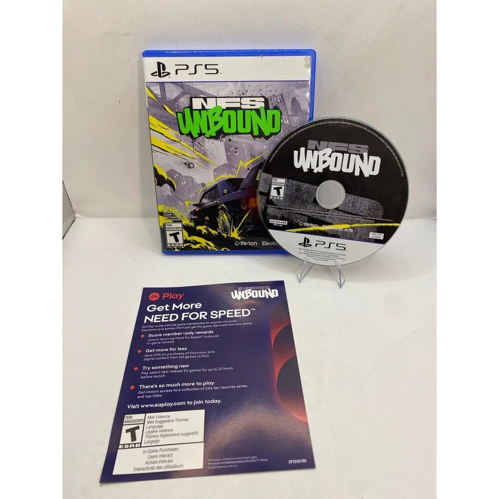Need for Speed Unbound PS5 Racing Video Game 2022 NFS